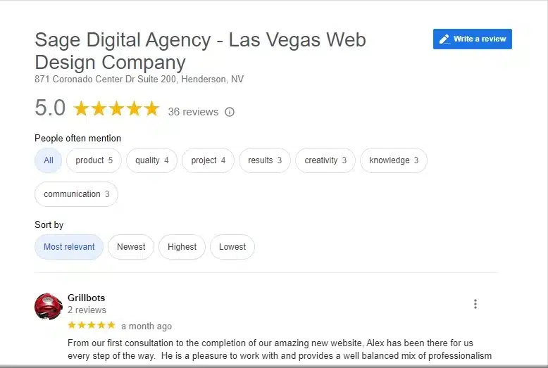 hiring a website design company