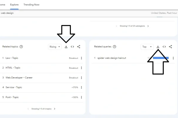 download csv from google trends