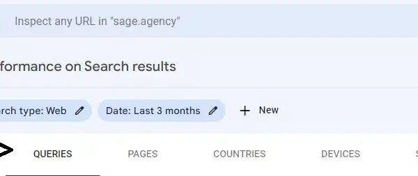 google search console queries