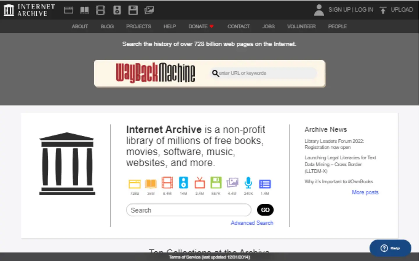 wayback archive image
