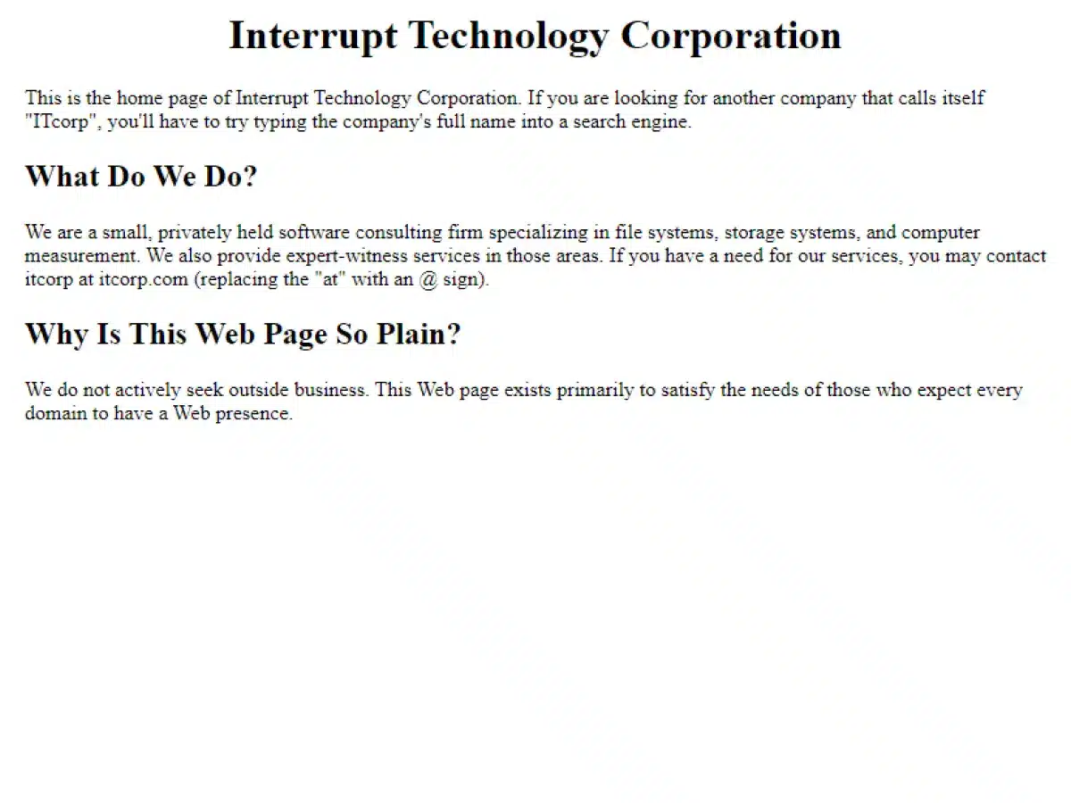 Bad Websites