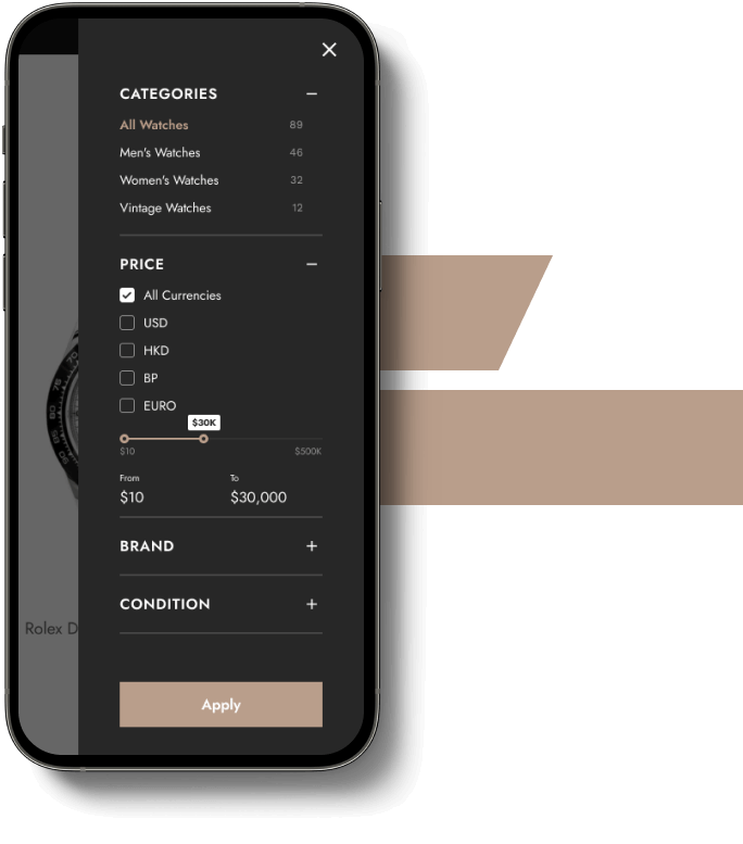 Max Chrono mockup on an ipad