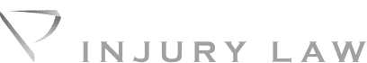 Platinum Injury Law logo white on transparent