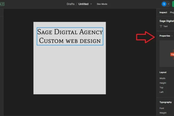 figma inspect feature