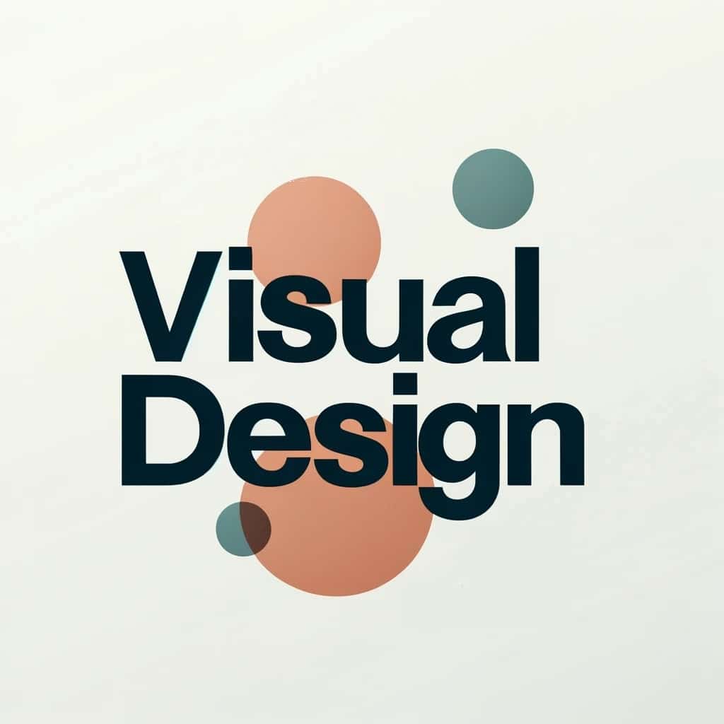 Image symbolizing visual design in a UX design checklist.